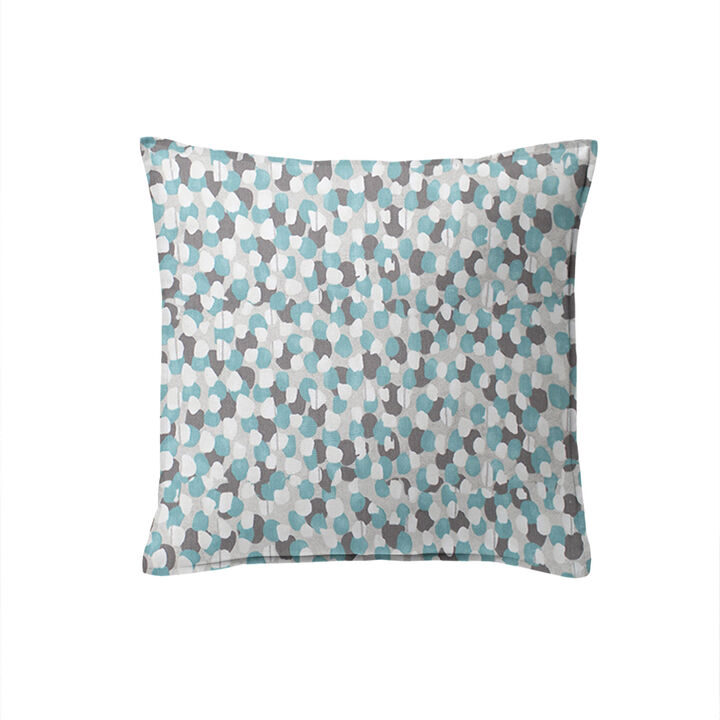 6ix Tailors Fine Linens Keller Teal Decorative Throw Pillows