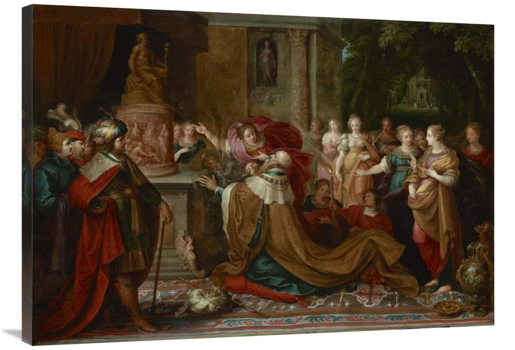 The Idolatry of Solomon-Canvas Art-40x28.4