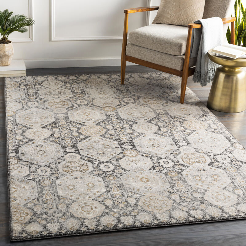 Indigo IGO-2306 7'10' x 10'2' Black Rug