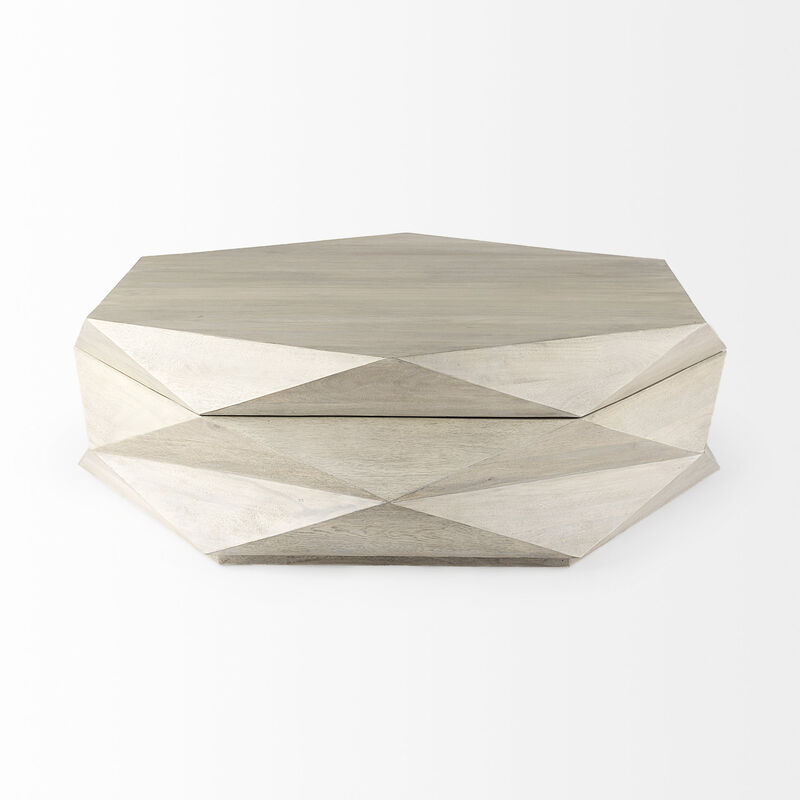 Arreto 48" White Coffee Table