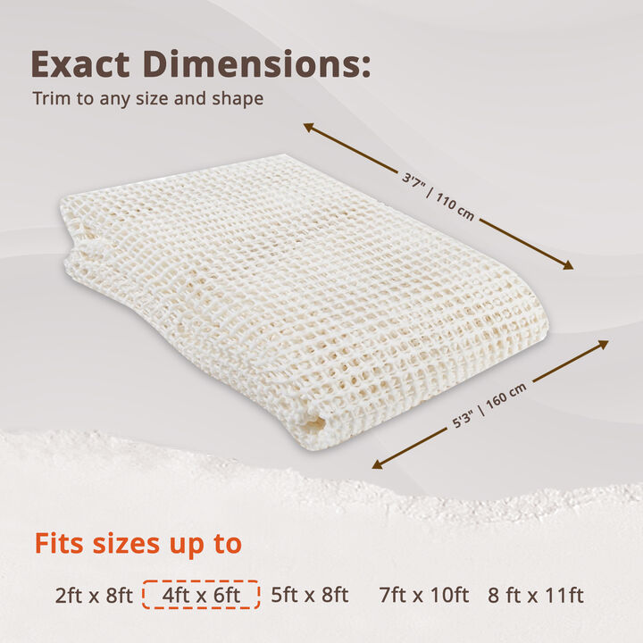 Rug Pad Supreme Non-Slip Rug Pad Indoor & Outdoor (0.20")