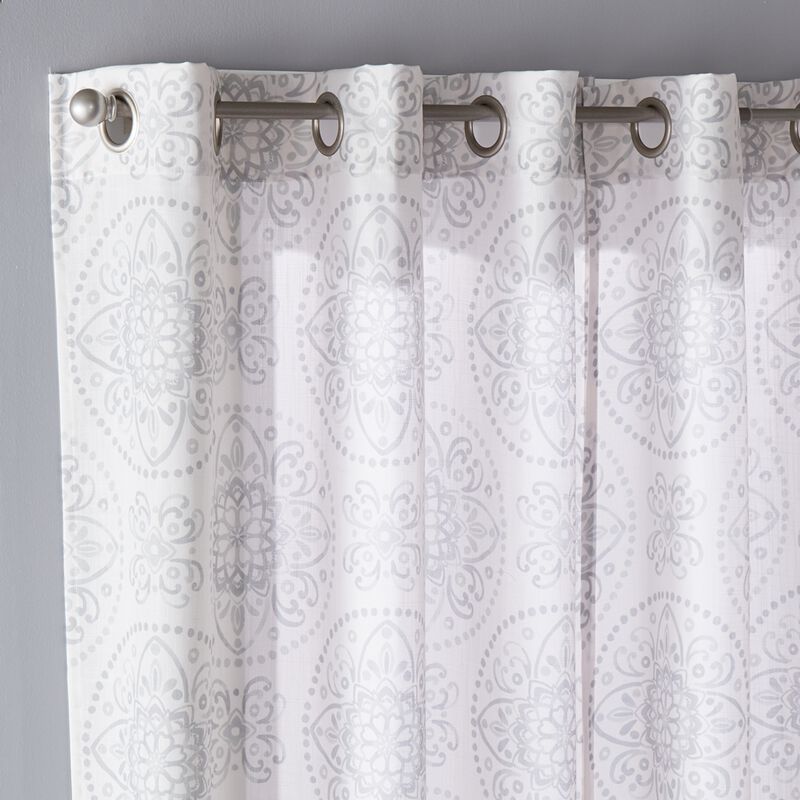 SKL Home Saturday Knight Ltd Kali Sophisticated Design And Slub-Weave Fabric SunSafe Window Panel