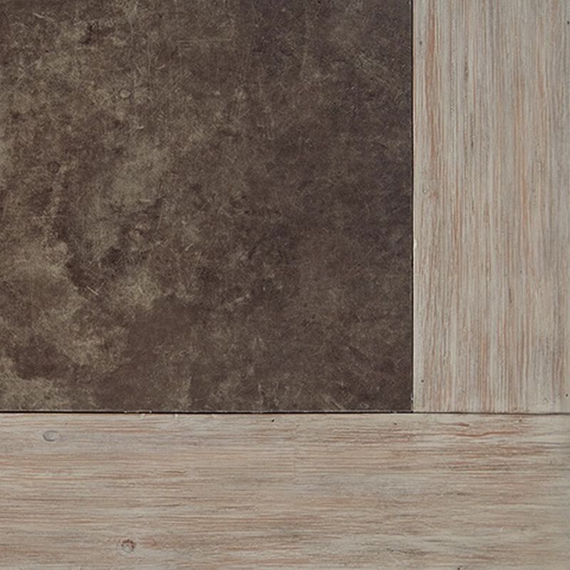 24 Inches Wooden End Table with Grains, Brown-Benzara
