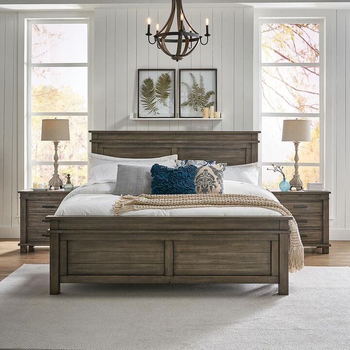 Belen Kox Reclaimed Pine Panel Bed, Belen Kox