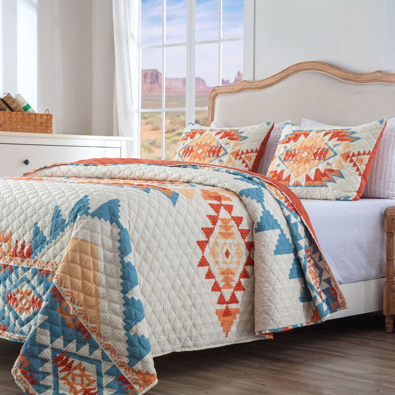 Greenland Home Horizon Fashions Southwestern Boho 2 Pieces Quilt Set