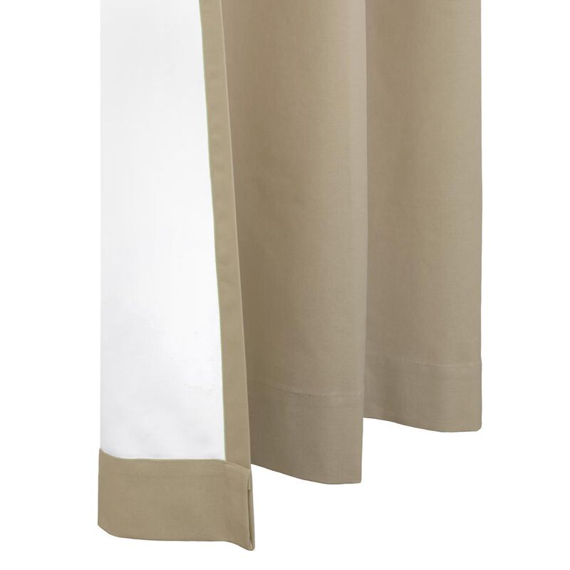Thermalogic Weathermate Topsions Room Darkening Blocks Some Light Curtain Panel Pair Each 40" x 63" Khaki