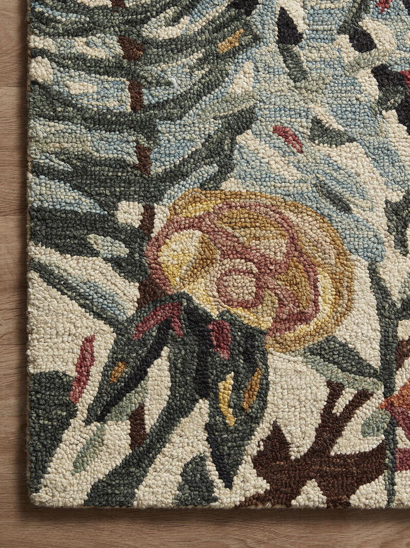 Bella BLM02 Ivory/Lagoon 8'6" x 11'6" Rug