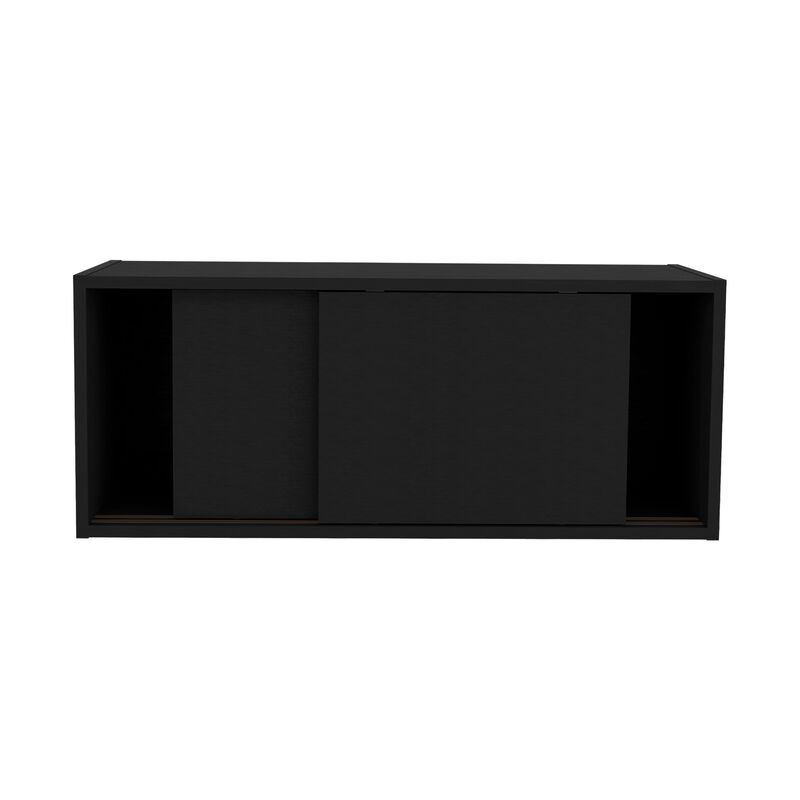Slana Wall Cabinet 13" H, 2 Sliding doors, 1 Shelf, White