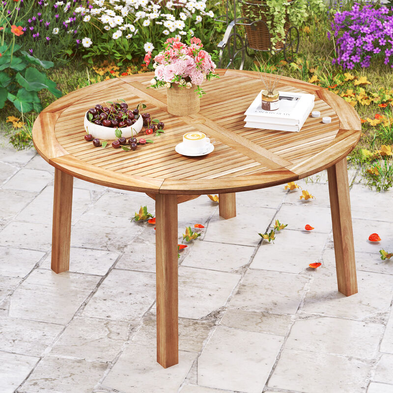 Outdoor Dining Table for 4-6 People for Patio, Garden & Backyard