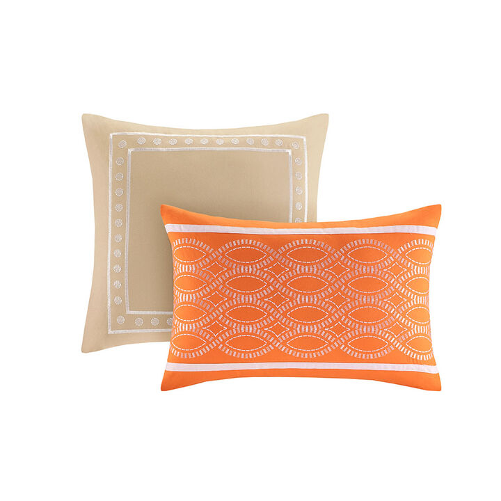 Gracie Mills Nichole Chic Damask Print Comforter Set