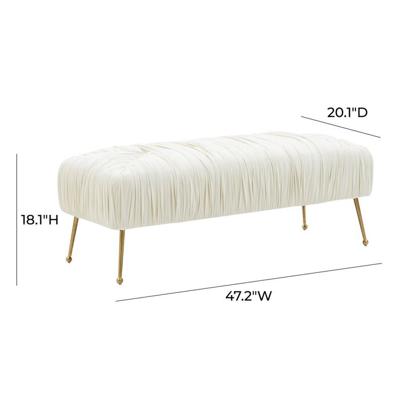 Belen Kox Elegant Velvet Accent Bench, Belen Kox