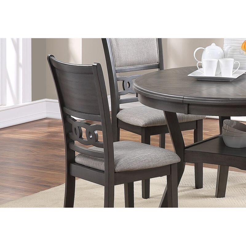 Grey Finish Dining Room Side Chairs Set