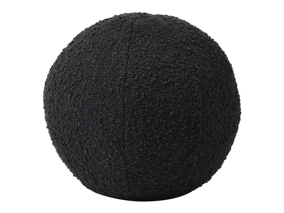 Jules 12-in Bouclé Round Pillow