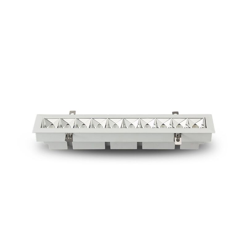 VONN Lighting 10 Lights LED Adjustable Recessed Downlight, Stock Item Beam Angle 34, White