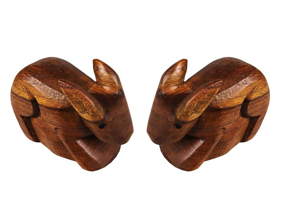 Rabbit Mini Statue SET 2 pcs