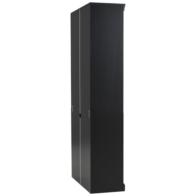 Merax 5-Tier Bookshelf Bookcase with Light Strip