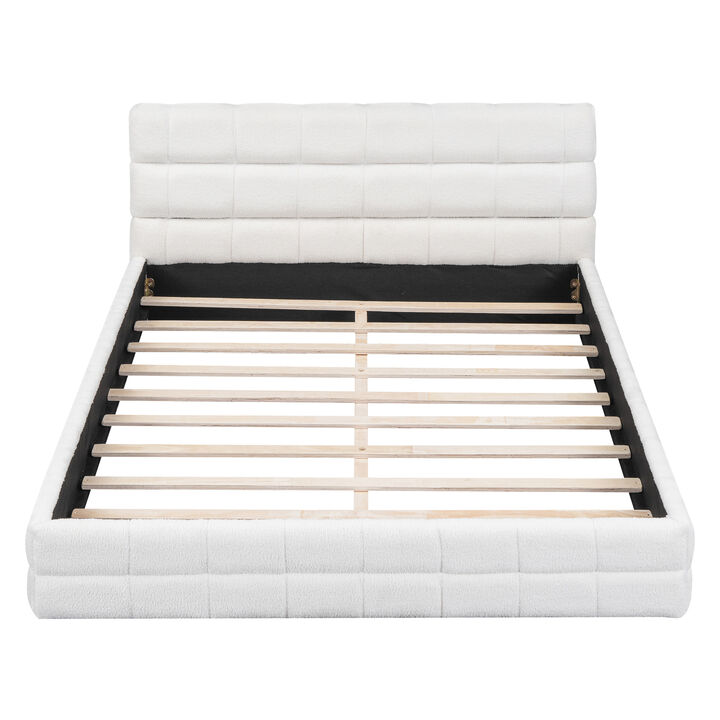 Merax Classic Upholstered Platform Bed