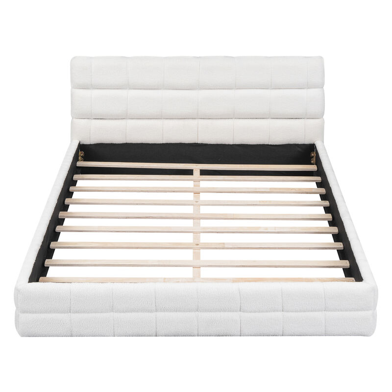 Merax Classic Upholstered Platform Bed