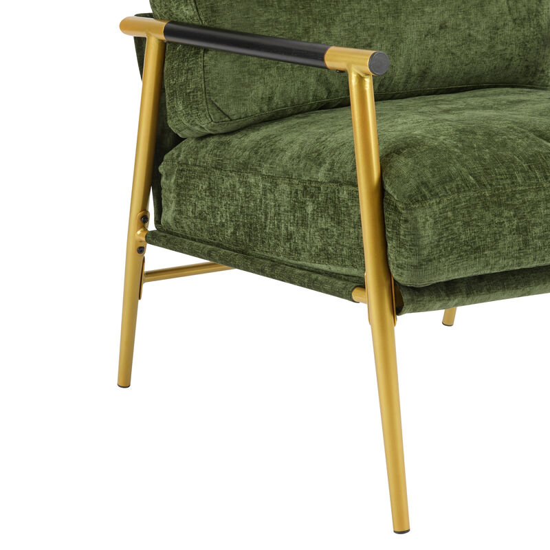 Merax Modern Accent Chair with Plush Cushions