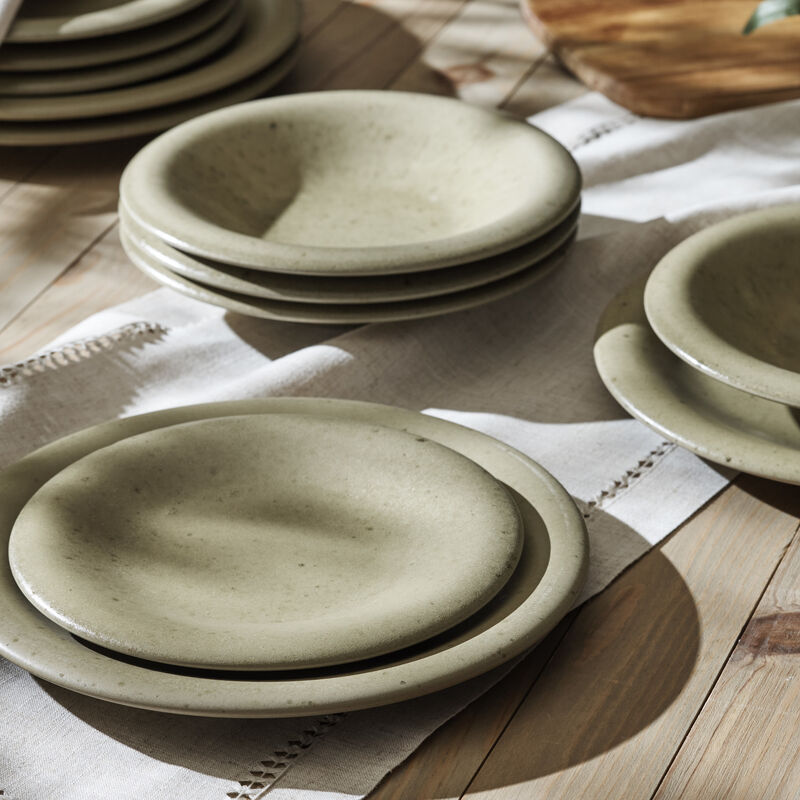 Porto by Stone Lain Semplice Stoneware 24 Piece Dinnerware Set