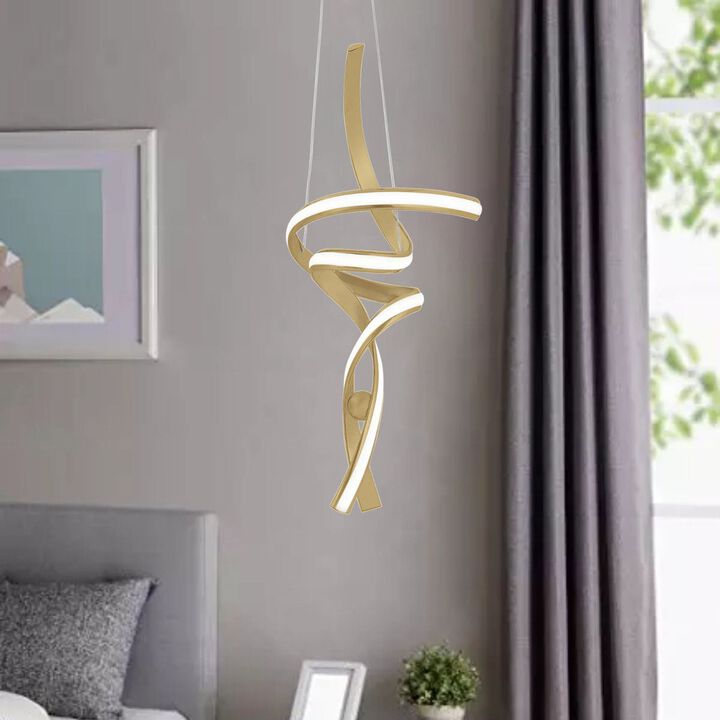 Hamburg Chandelier Chrome Metal Integrated LED Dimmable
