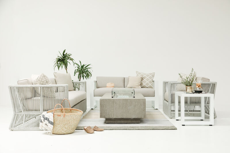 Miami Sofa in Echo Ash w/ Self Welt