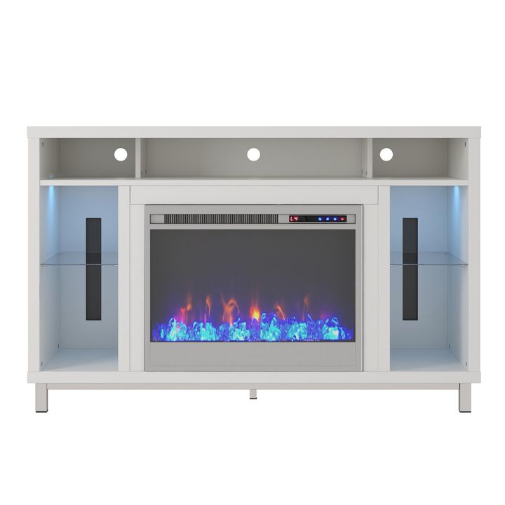 Ameriwood Home Lumina Fireplace TV Stand for TVs up to 48"