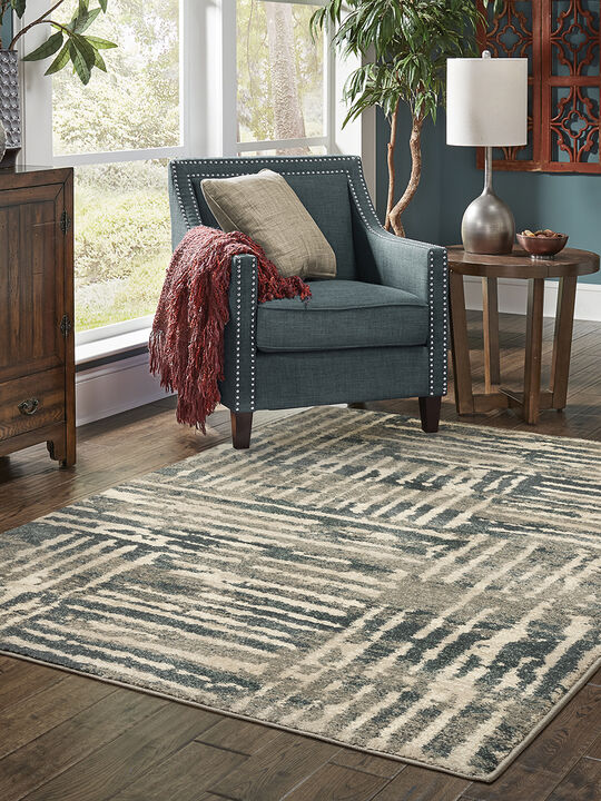 Carson 2' x 3' Blue Rug