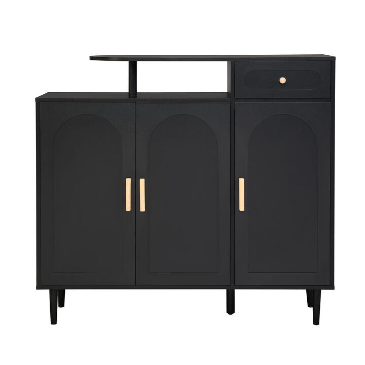 Merax Elegant Shoe Cabinet with 3 Doors