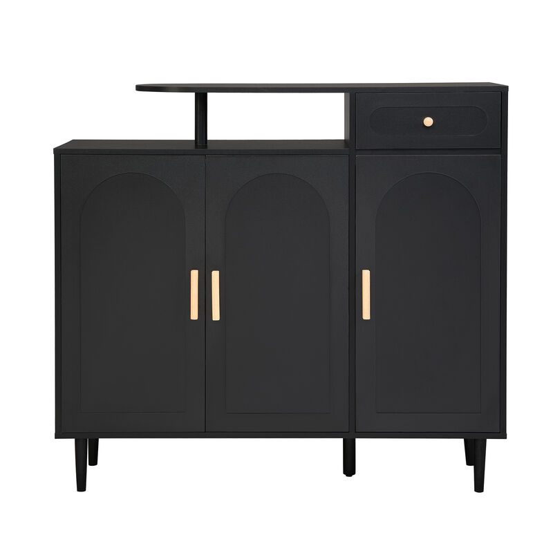 Merax Elegant Shoe Cabinet with 3 Doors