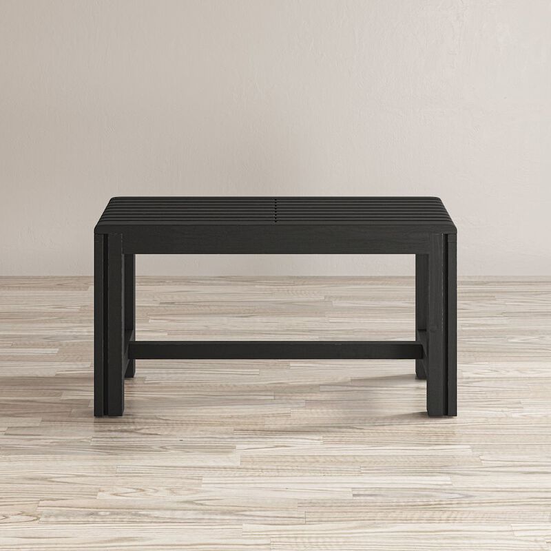 Jofran Bradford Modern Extendable Solid Mango Hardwood Bench