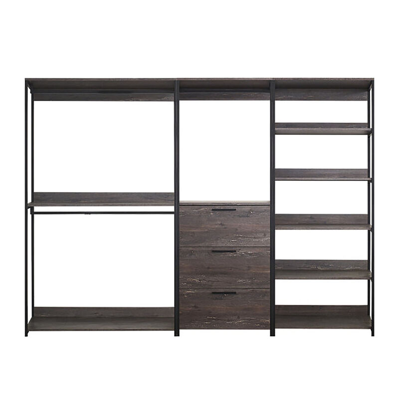 Monica Wood Walk-in Closet System