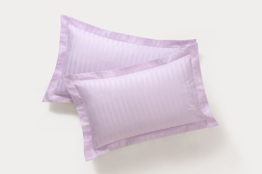 Brooks Brothers Sateen Stripe Cotton Sham Case Pair