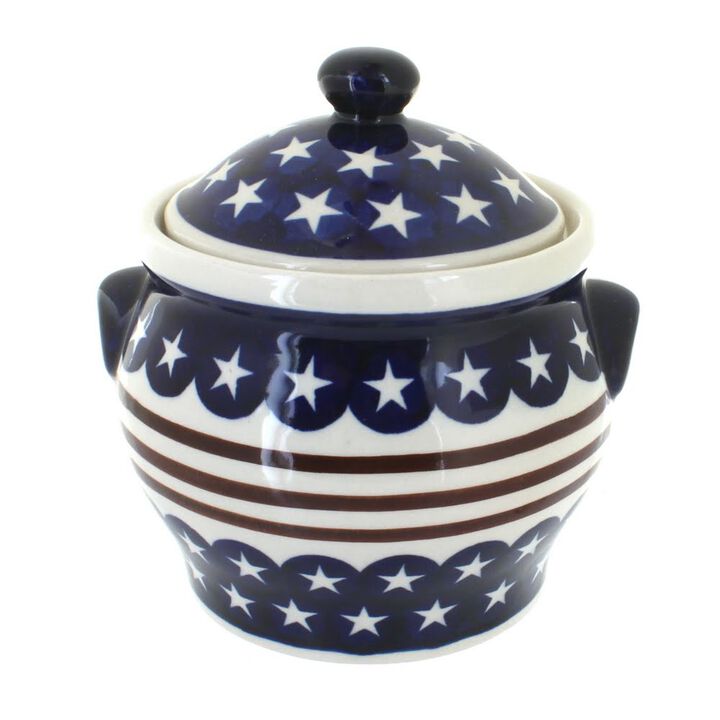 Blue Rose Polish Pottery Sweet Annie Medium Canister