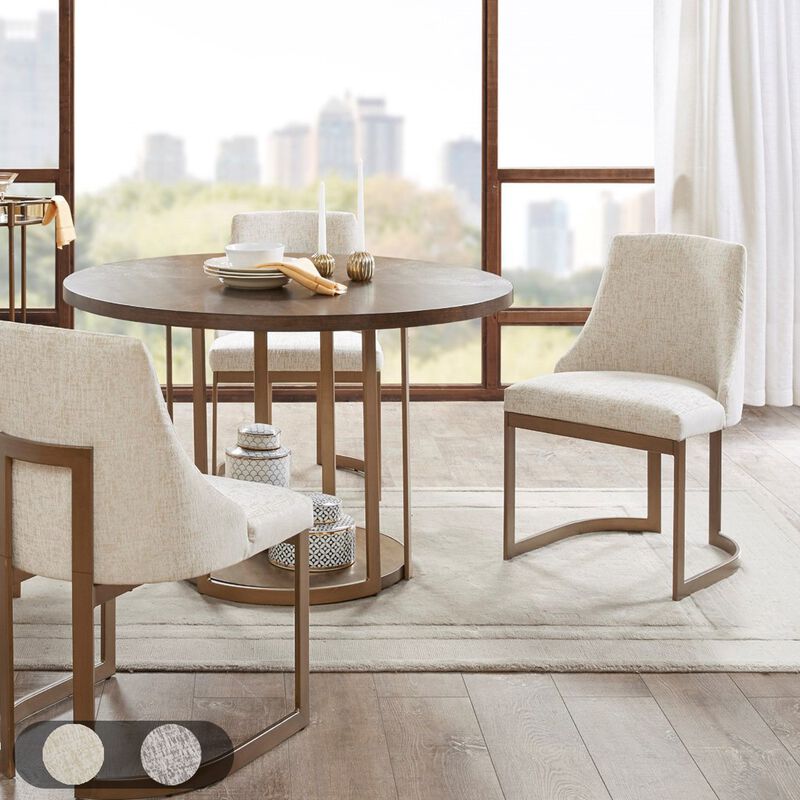 Gracie Mills Dillon Modern Upholstered Dining Chair Set