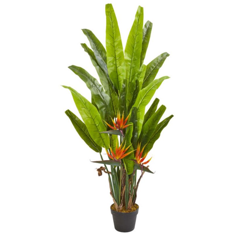 Hivvago 4.5" Bird of Paradise Artificial Plant
