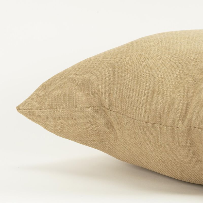 22"x22" Indoor/Outdoor Pillow, Beige