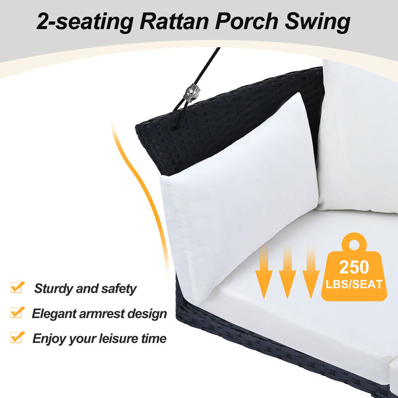 Merax 2-Person Hanging Seat Outdoor Porch Swing