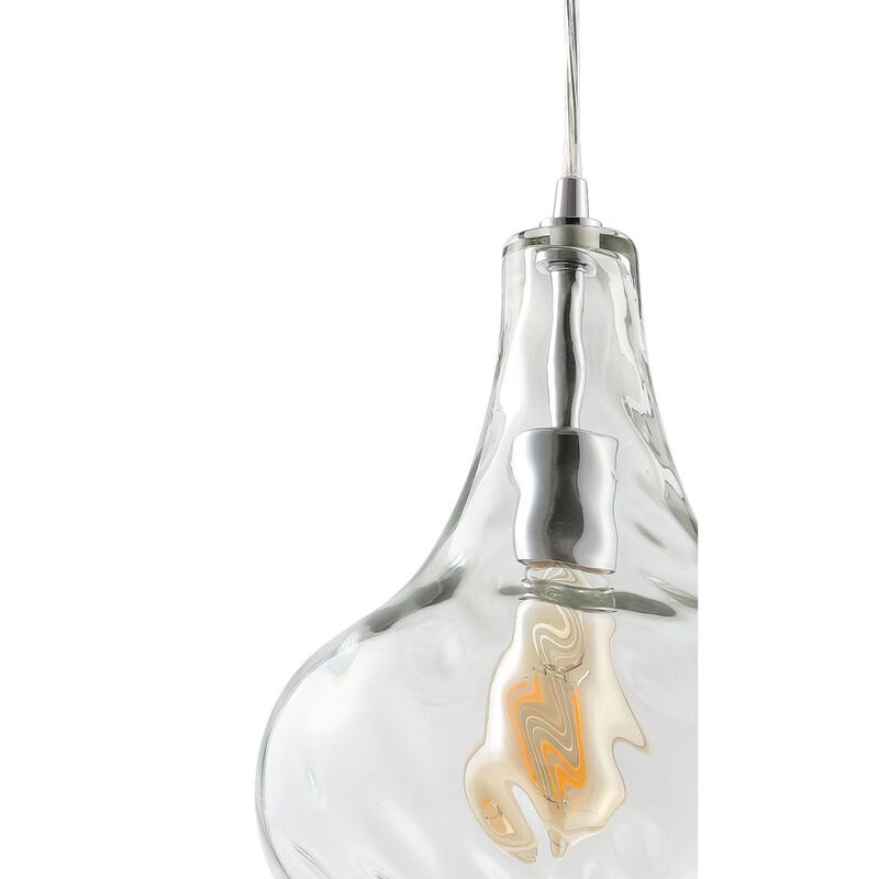 Ferano Adjustable Metal/Glass LED Pendant