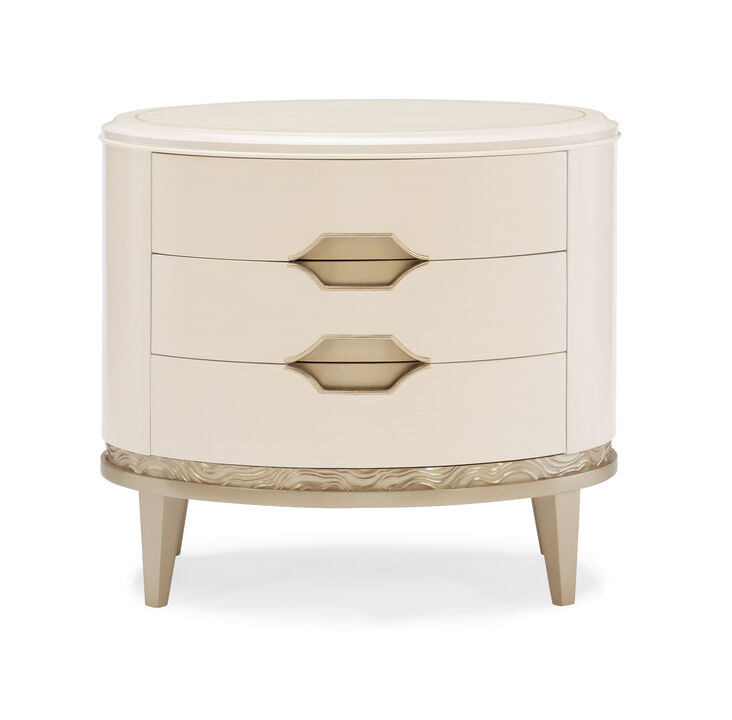 Adela Three-Drawer Nightstand