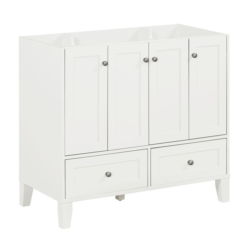 Spacious Storage Cabinet with Adjustable Shelves & Premium Hardware