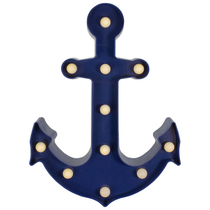 12.5" Blue Anchor LED Marquee Wall Sign