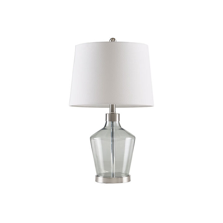 Gracie Mills Ron Set of 2 Angular Glass Table Lamps