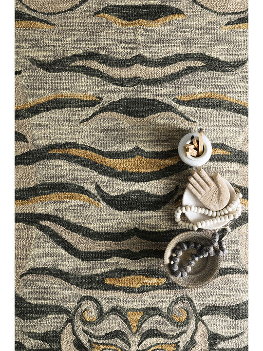 Feroz FER03 Teal 4' x 6' Rug