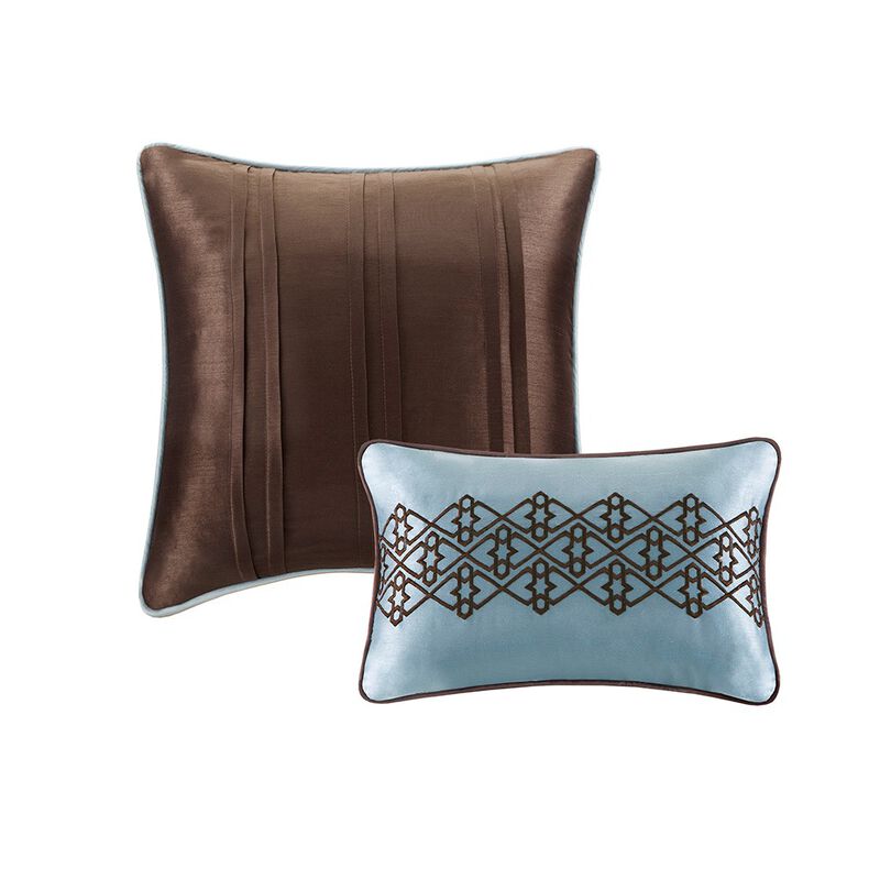 Gracie Mills Irmgard 5-Piece Reversible Jacquard Bedspread Set