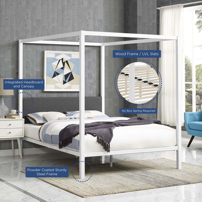 Modway - Raina Queen Canopy Bed Frame