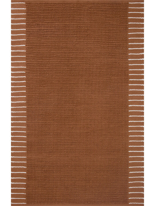 Sadie SAD01 Terracotta 3'6" x 5'6" Rug