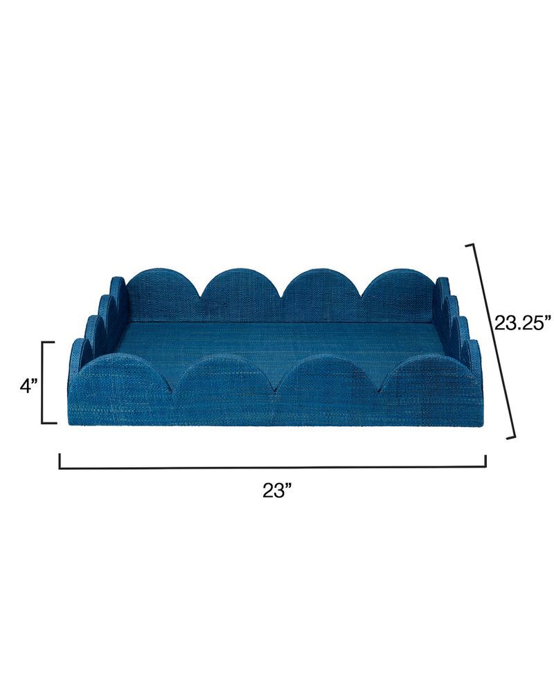 Wonderland Scalloped Tray