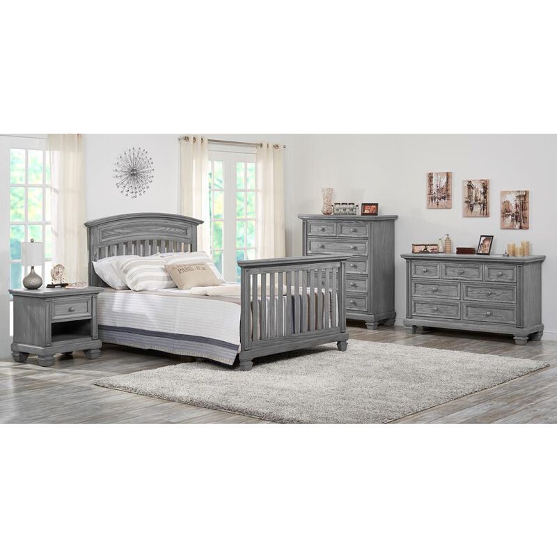 Soho Baby Richmond  4 In 1Crib Brushed Gray