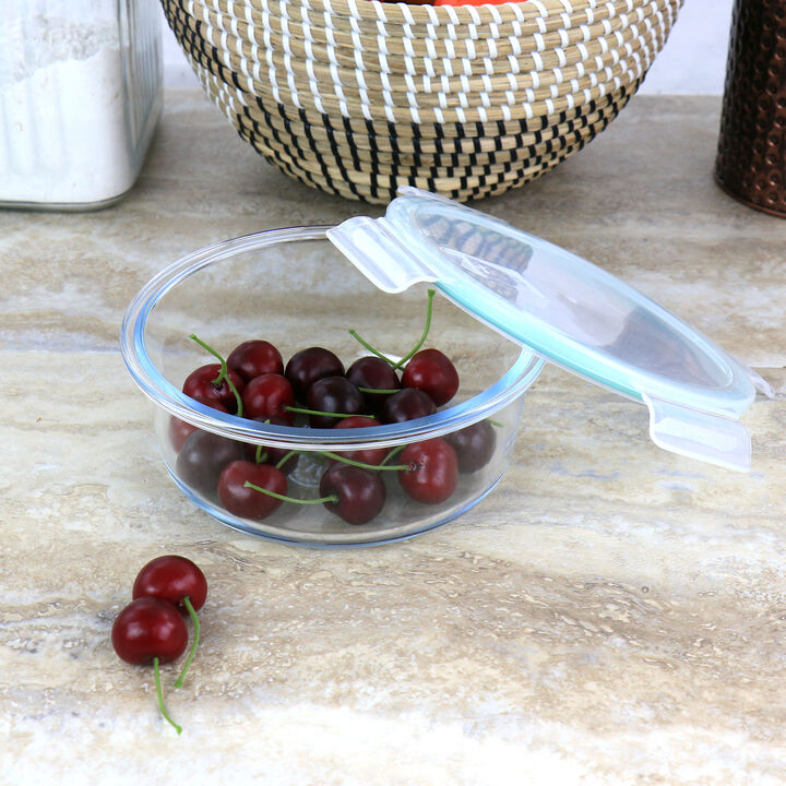 Martha Stewart 32 Ounce Glass Container with Lid